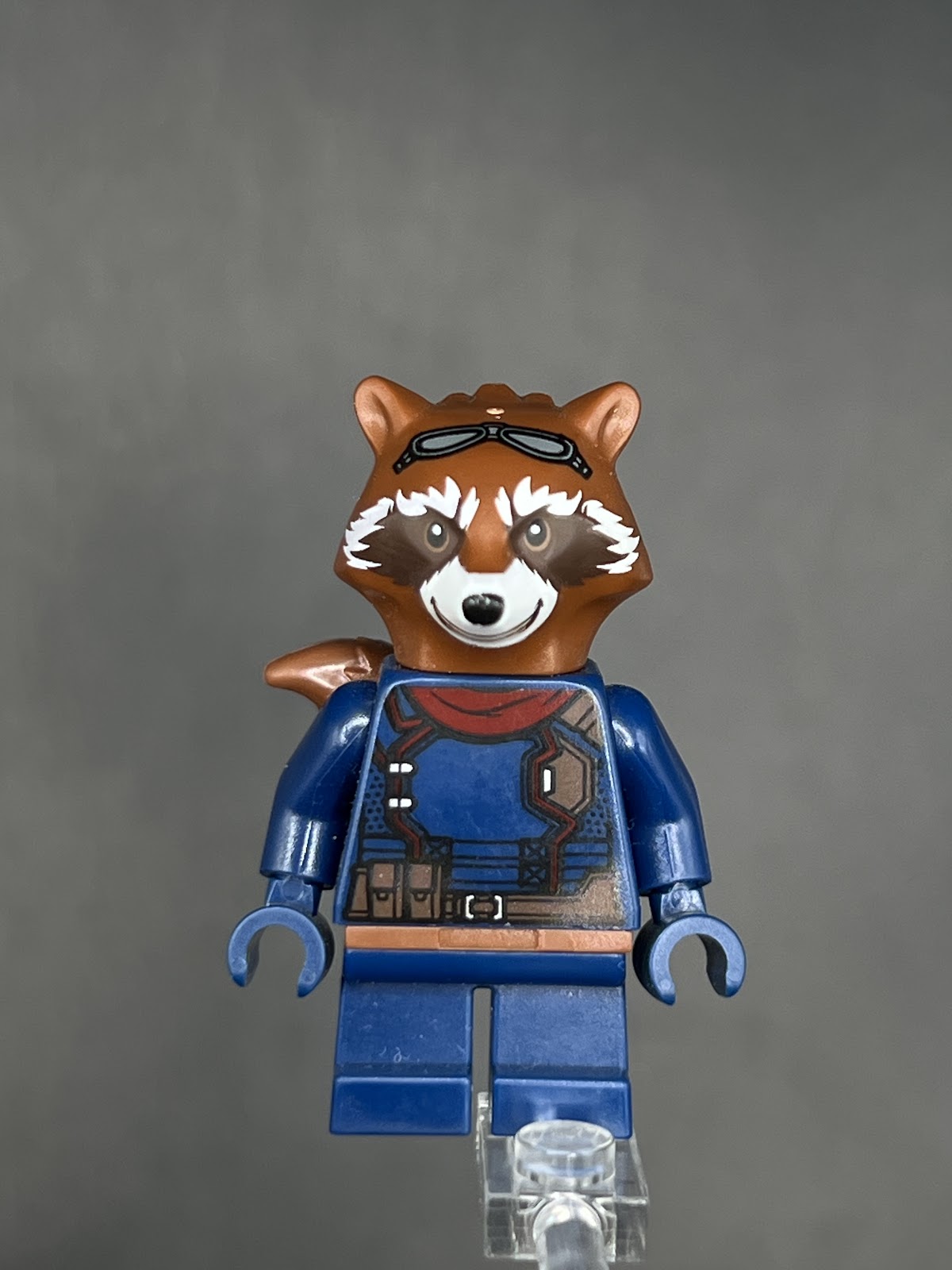 LEGO Minifigura Rocket Raccoon End Game - Marvel Legendaria