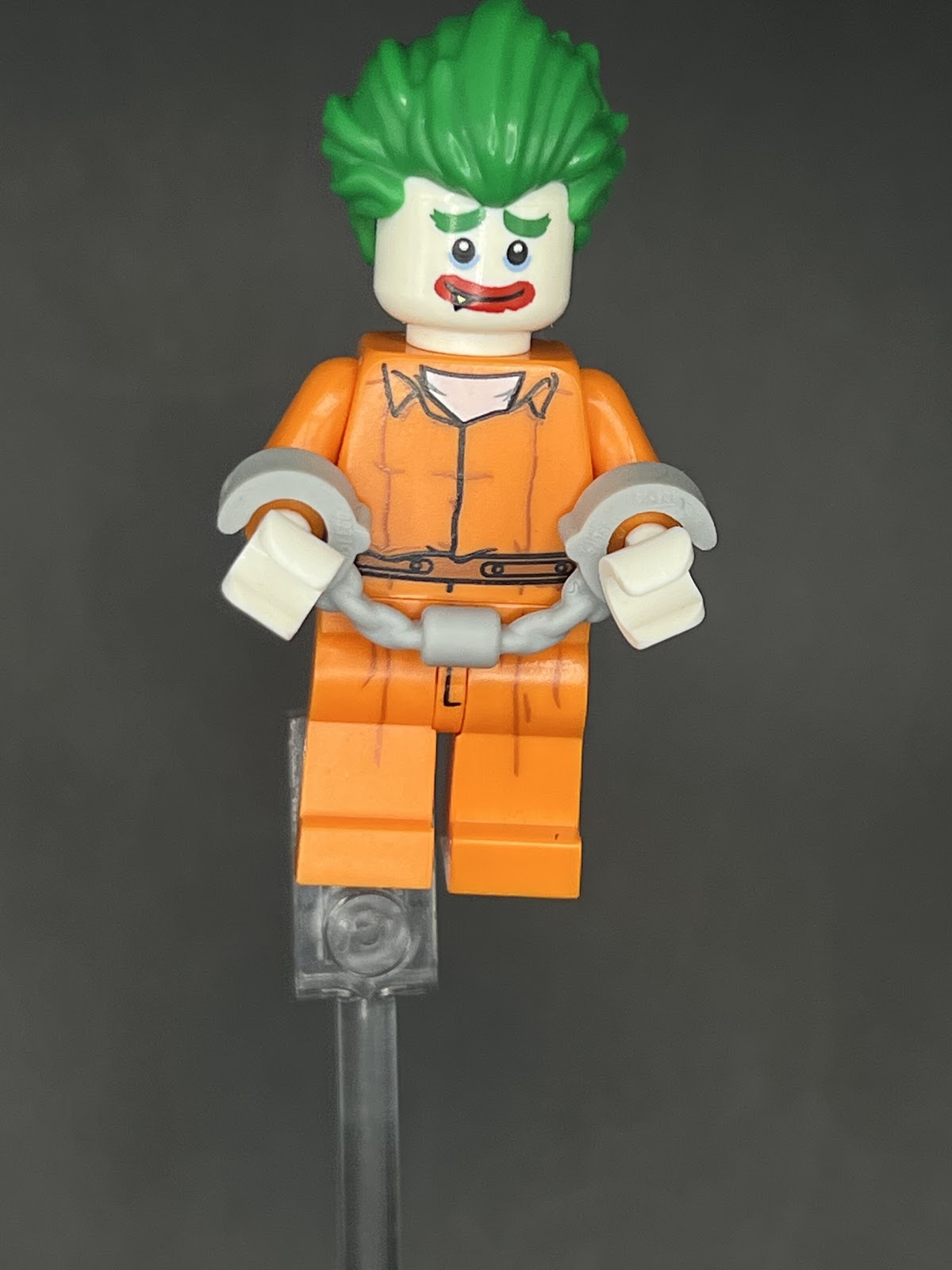 LEGO Minifigura Arkham Asylum Joker - DC Épica