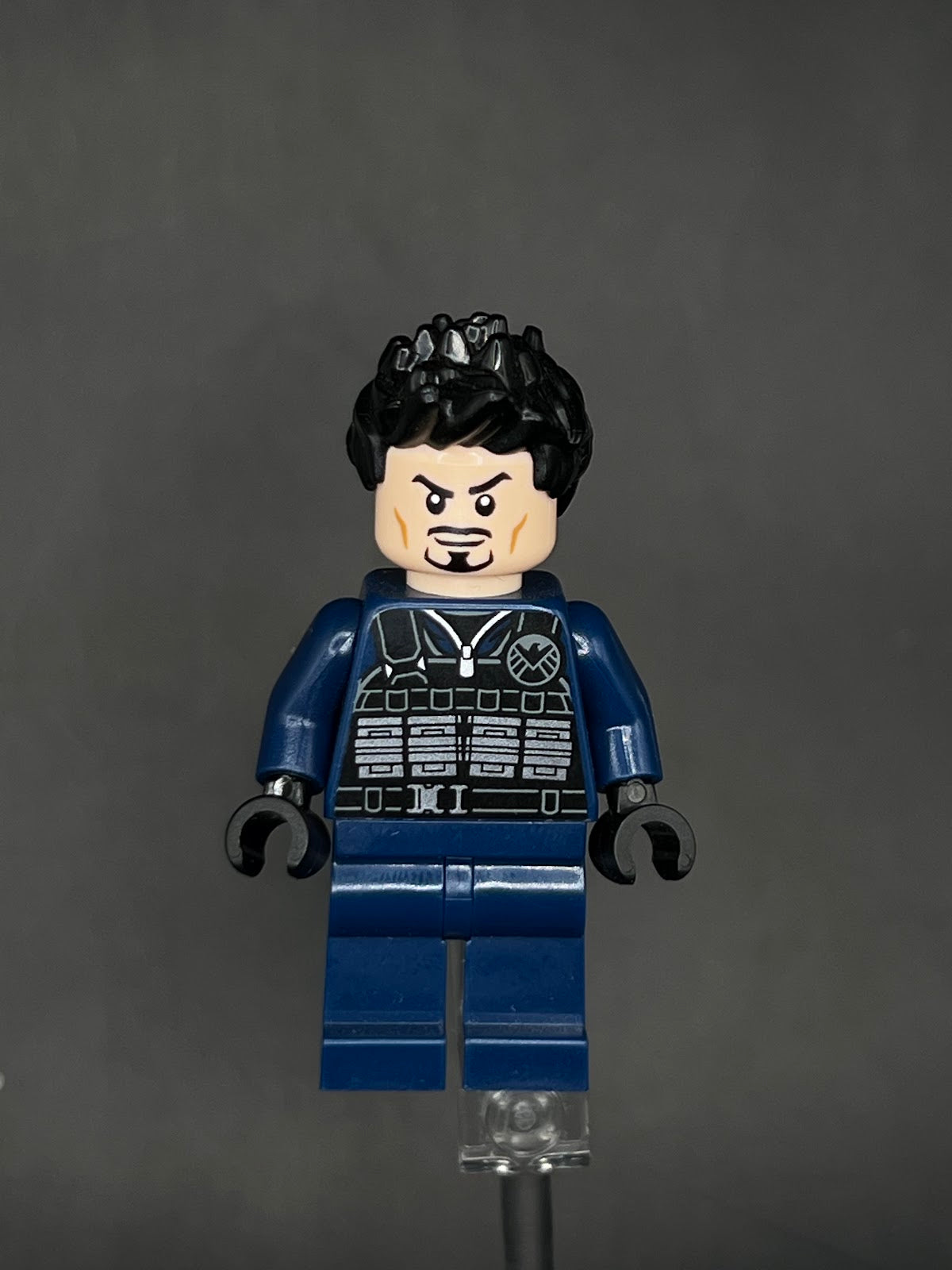 LEGO Minifigura Tony Stark Shield - Marvel Legendaria