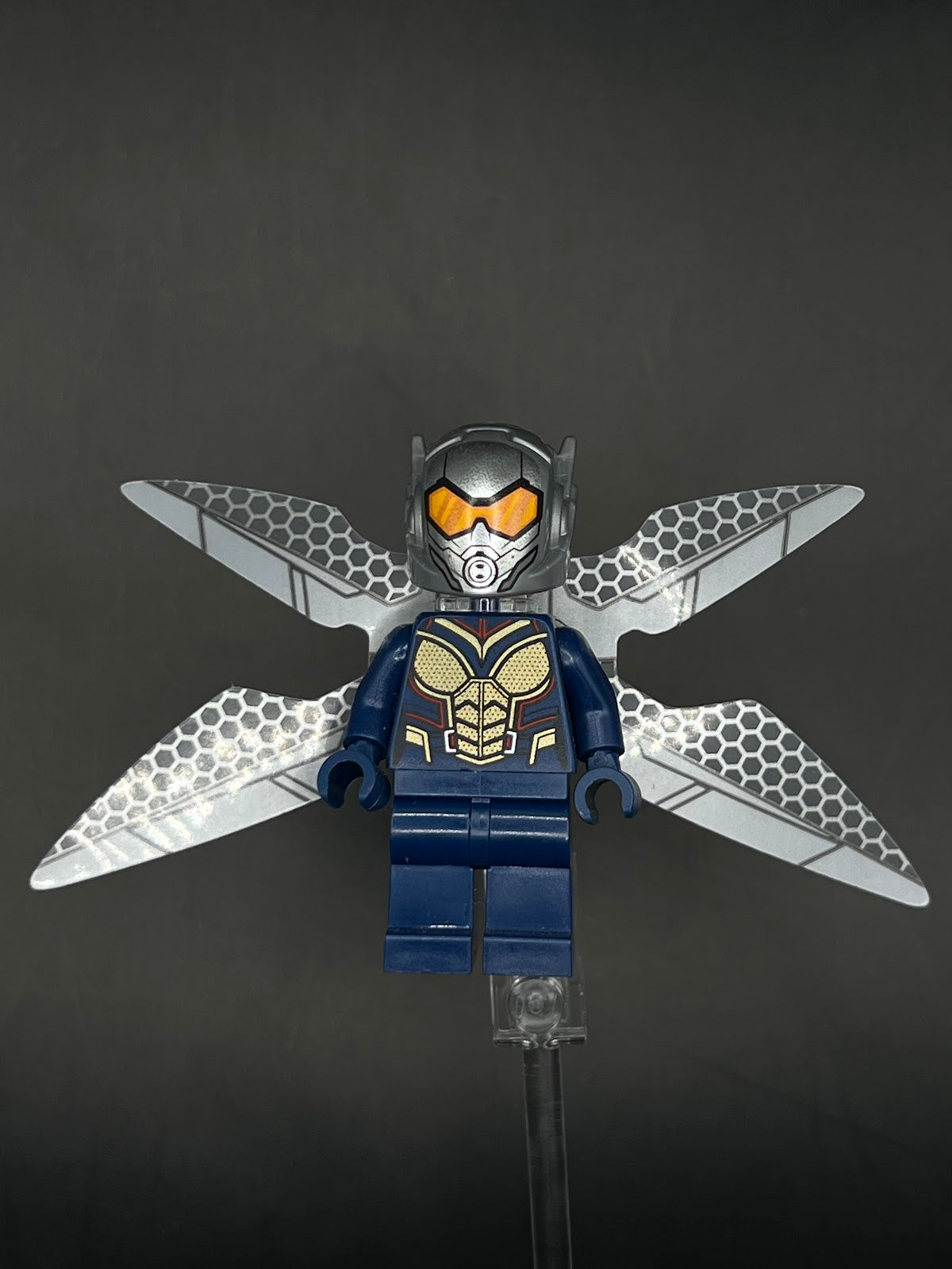 LEGO Minifigura The Wasp Hope Alas Claras Hexagonales - Marvel Legendaria