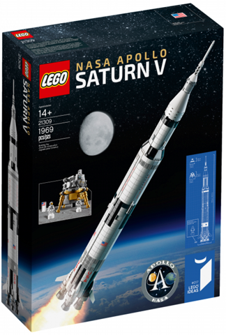 LEGO Set NASA Apollo Saturn V - LEGO Ideas (CUUSOO) (21309) — caja oficial