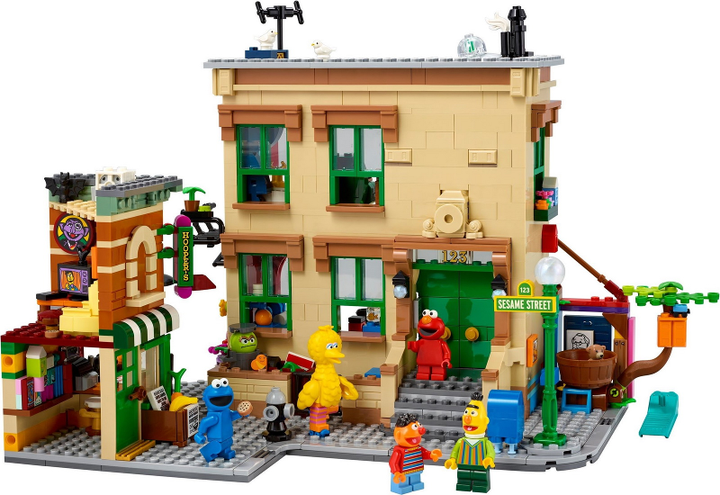 LEGO Set 123 Sesame Street - LEGO Ideas (CUUSOO) (21324-1) — set armado (referencia)