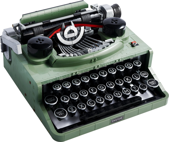 LEGO Set Typewriter - LEGO Ideas — set armado