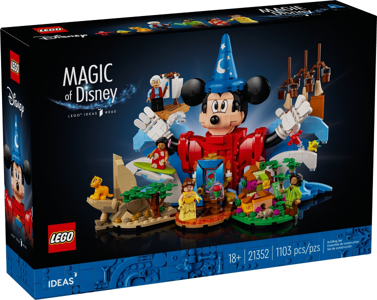 LEGO Set Magic of Disney - LEGO Ideas — caja oficial