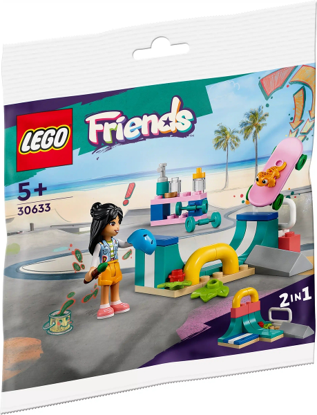 LEGO Set Skate Ramp polybag - Friends (30633) — caja oficial