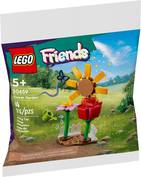 LEGO Set Flower Garden polybag - Friends (30659) — caja oficial