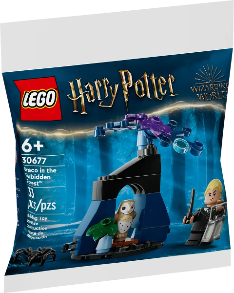 LEGO Set Draco in the Forbidden Forest polybag - Harry Potter — caja oficial