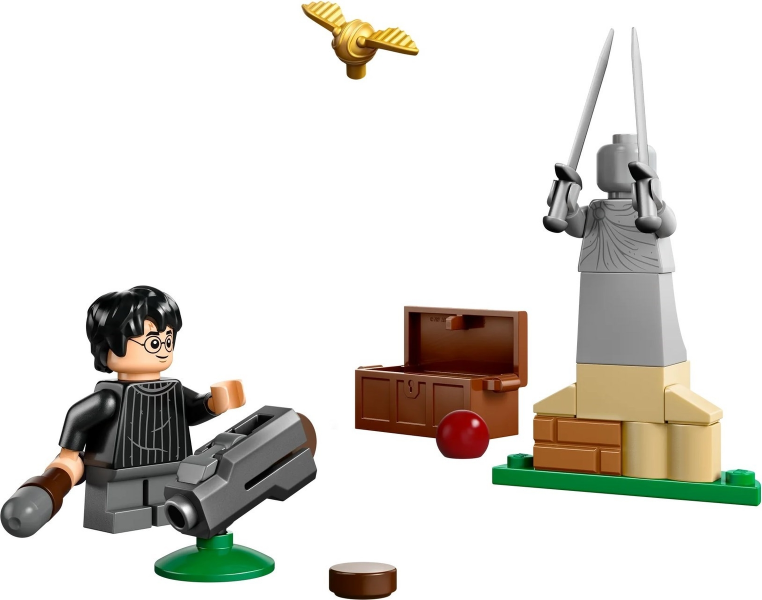 LEGO Set Quidditch Lesson paper bag / polybag - Harry Potter (30706) — set armado