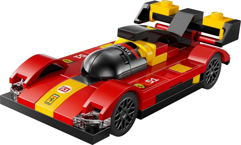 LEGO Set Ferrari 499P - Hypercar paper bag / polybag - SPEED CHAMPIONS (30709) — set armado