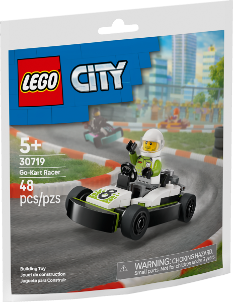 LEGO Set Go-Kart Racer paper bag - Town (30719) — caja oficial