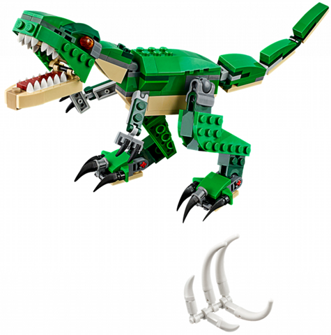 LEGO Set Mighty Dinosaurs {Green Edition} - Creator — set armado
