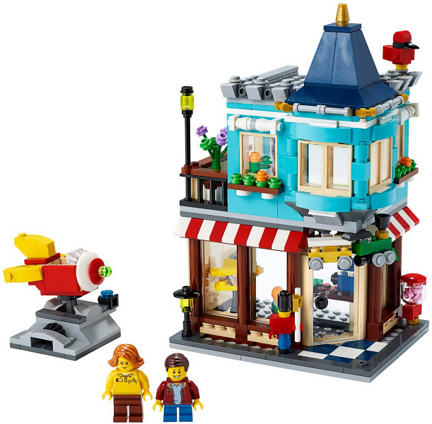 LEGO Set Townhouse Toy Store - Creator (31105-1) — set armado (referencia)