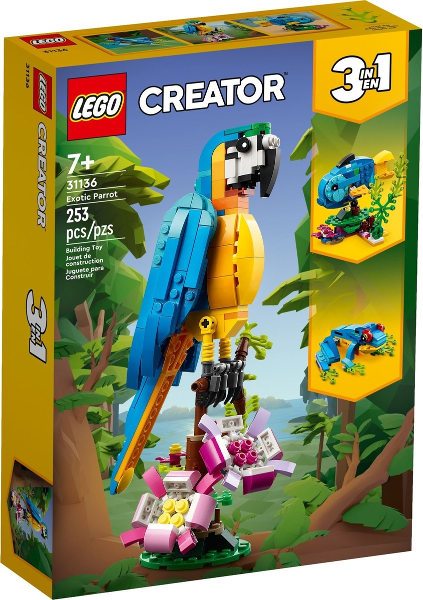 LEGO Set Exotic Parrot - Creator (31136-1) — caja oficial