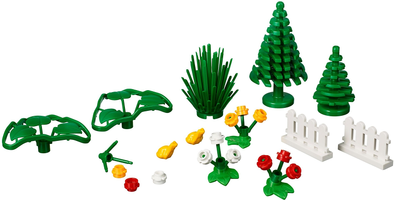 LEGO Set Botanical Accessories polybag - xtra (40310) — set armado