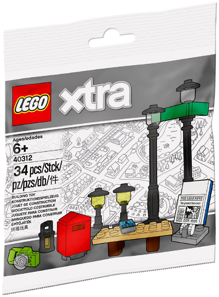 LEGO Set Streetlamps polybag - xtra (40312) — caja oficial