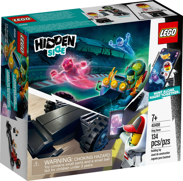 LEGO Set Drag Racer - Hidden Side — caja oficial