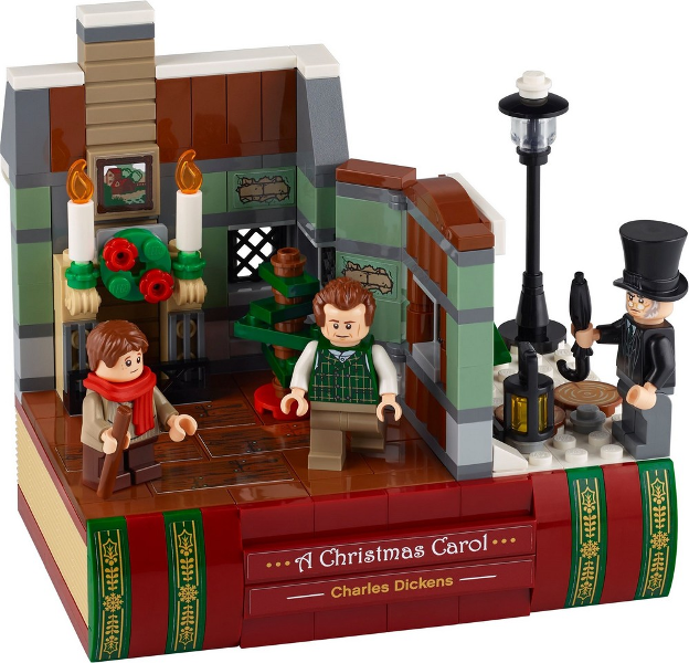 LEGO Set Charles Dickens Tribute - Holiday & Event (40410-1) — set armado (referencia)