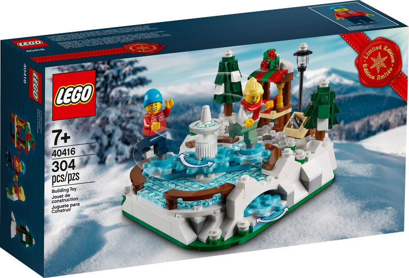 LEGO Set Ice Skating Rink - Holiday & Event — caja oficial