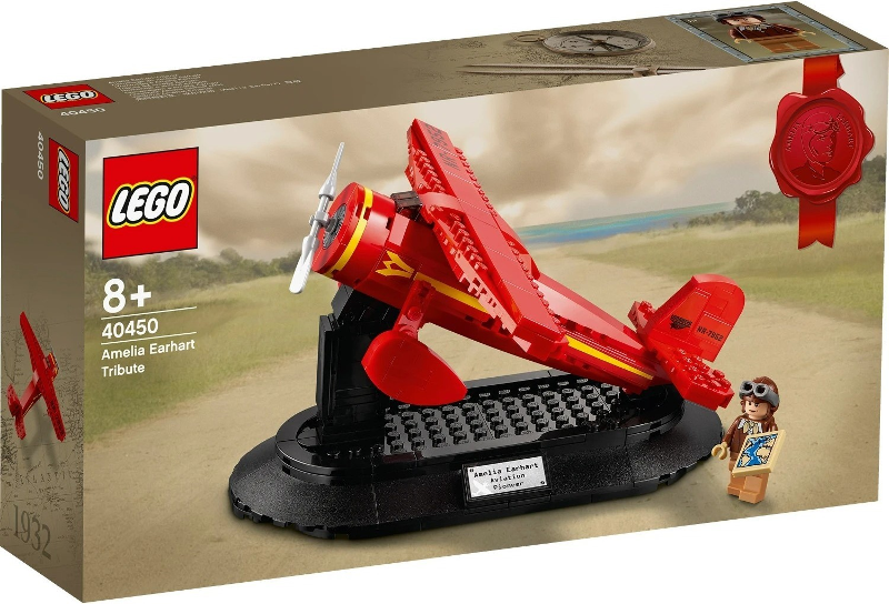 LEGO Set Amelia Earhart Tribute - Promotional — caja oficial