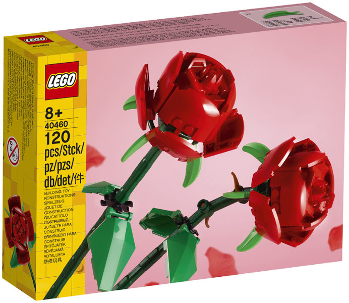 LEGO Set Roses - Botanicals — caja oficial