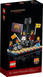 LEGO Set FC Barcelona Celebration - Icons (Creator Expert & Advanced Models) (40485) — caja oficial