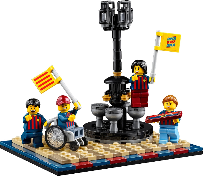 LEGO Set FC Barcelona Celebration - Icons (Creator Expert & Advanced Models) (40485) — set armado