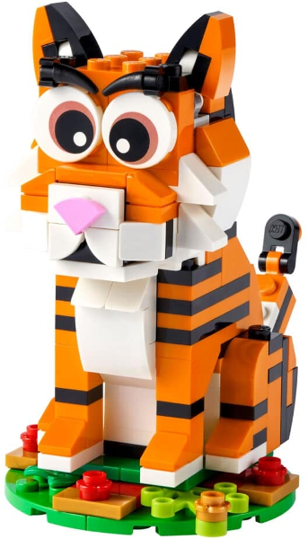 LEGO Set Year of the Tiger - Holiday & Event — set armado