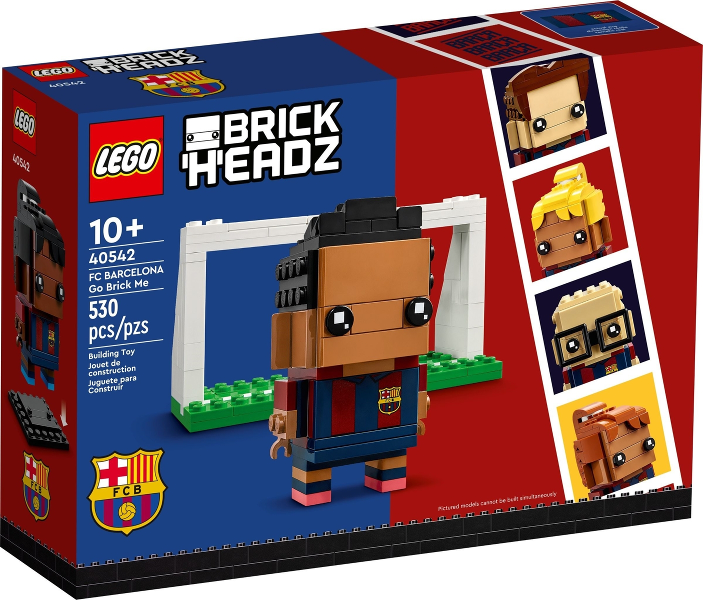 LEGO Set FC Barcelona Go Brick Me - BrickHeadz — caja oficial