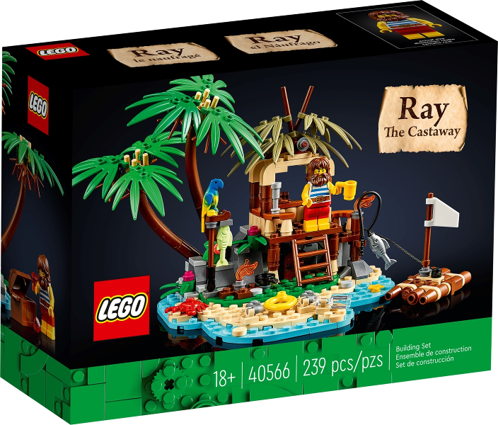LEGO Set Ray the Castaway - LEGO Ideas — caja oficial