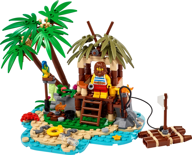 LEGO Set Ray the Castaway - LEGO Ideas — set armado