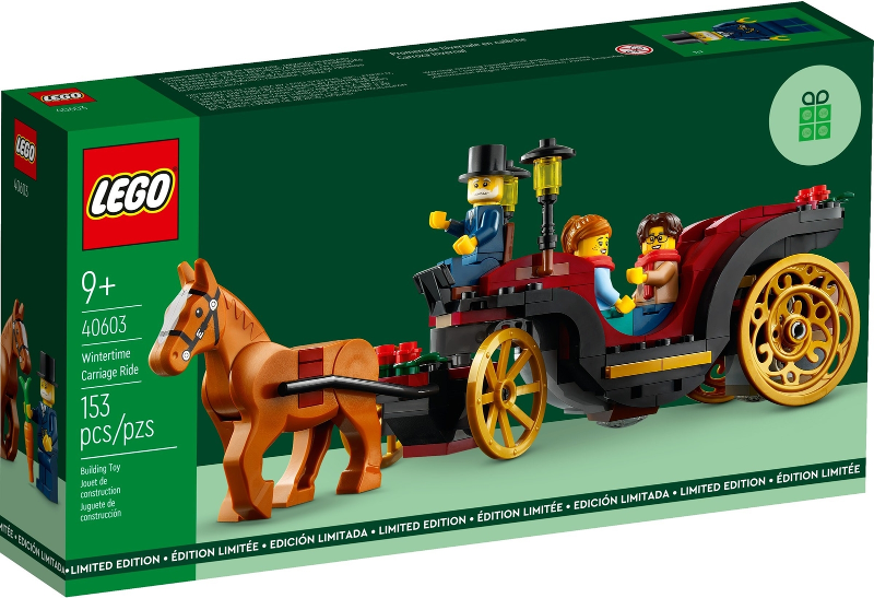 LEGO Set Wintertime Carriage Ride - Holiday & Event — caja oficial