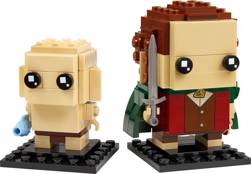 LEGO Set Frodo & Gollum - BrickHeadz — set armado