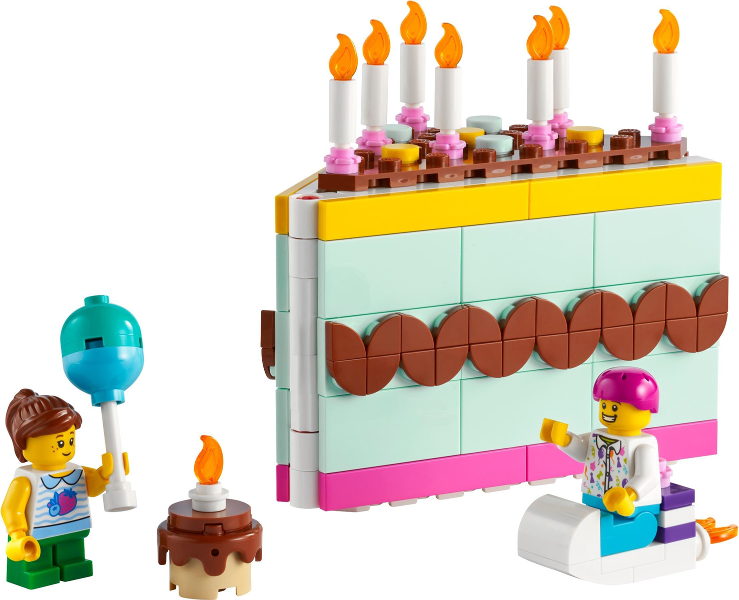 LEGO Set Birthday Cake - Holiday & Event (40641) — set armado