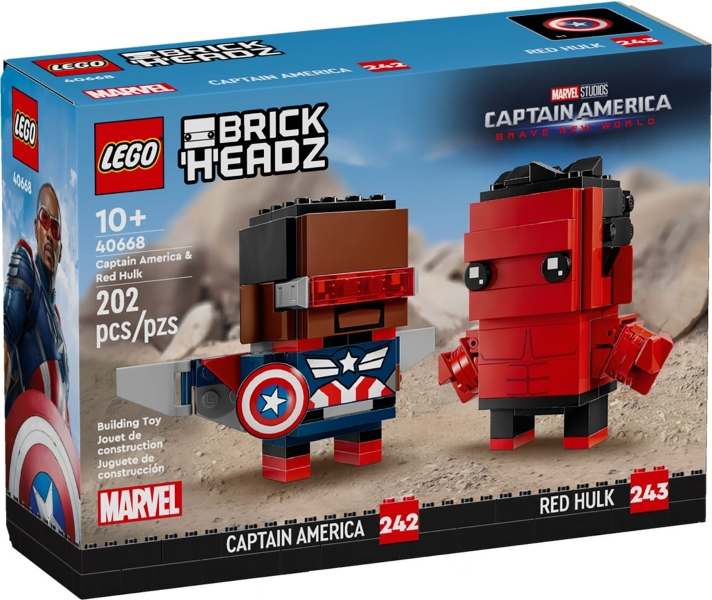 LEGO CAPTAIN AMERICA & RED HULK 40668 - Marvel - DagaBlocks