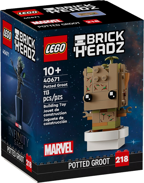 LEGO Set Potted Groot - BrickHeadz — caja oficial
