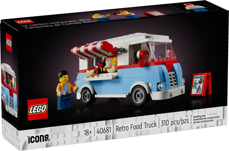 LEGO Set Retro Food Truck - Icons (Creator Expert & Advanced Models) (40681) — set armado