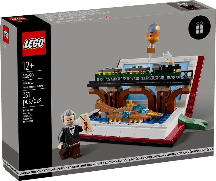 LEGO Set Tribute to Jules Verne's Books - LEGO Brand (40690) — caja oficial