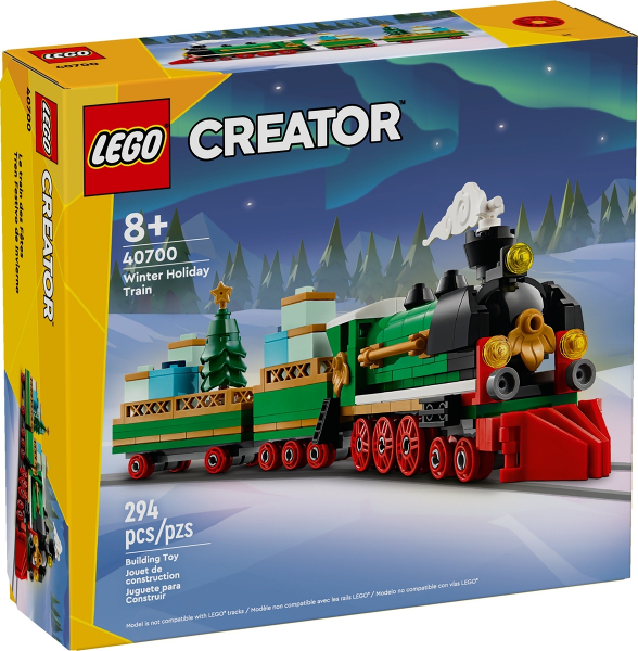 LEGO Set Winter Holiday Train - Creator (40700) — caja oficial