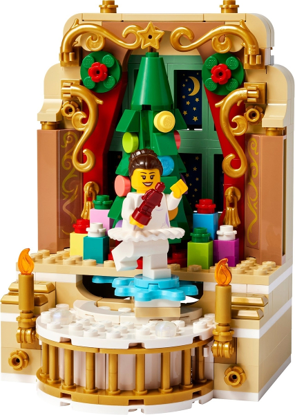 LEGO Set Ballerina & Nutcracker Scene - Holiday & Event (40701) — set armado