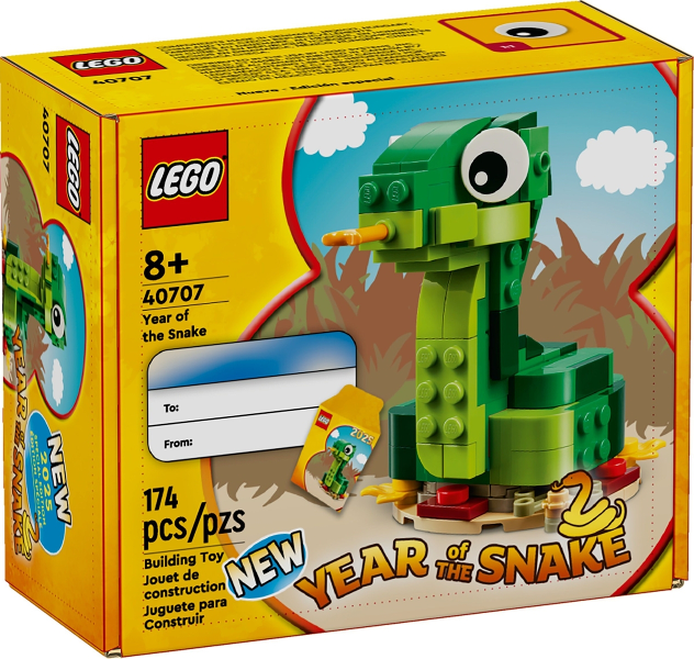 LEGO Set Year of the Snake - Holiday & Event (40707) — caja oficial