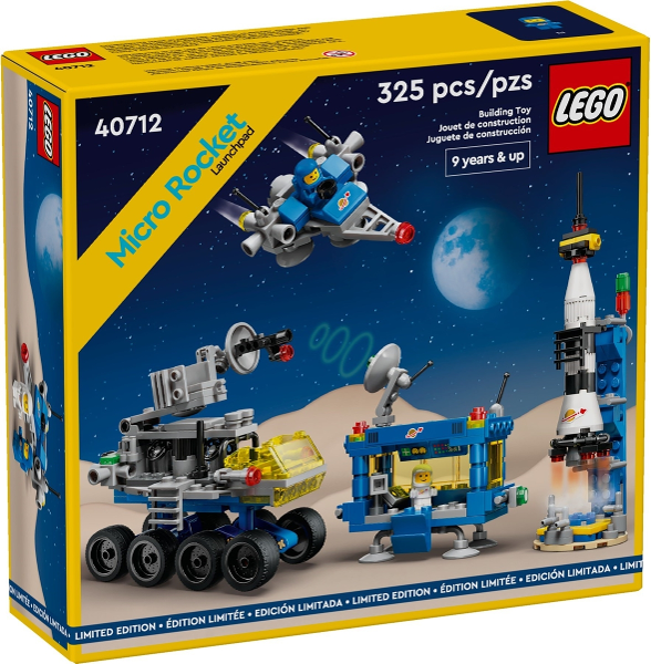 LEGO Set Micro Rocket Launchpad - Space (40712) — caja oficial