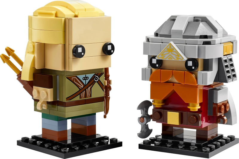 LEGO Set Legolas & Gimli - BrickHeadz — set armado