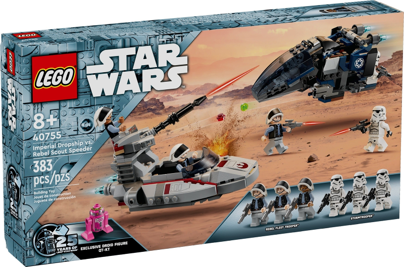 LEGO IMPERIAL DROPSHIP vs. REBEL SCOUT SPEEDER 40755 - Star Wars - DagaBlocks