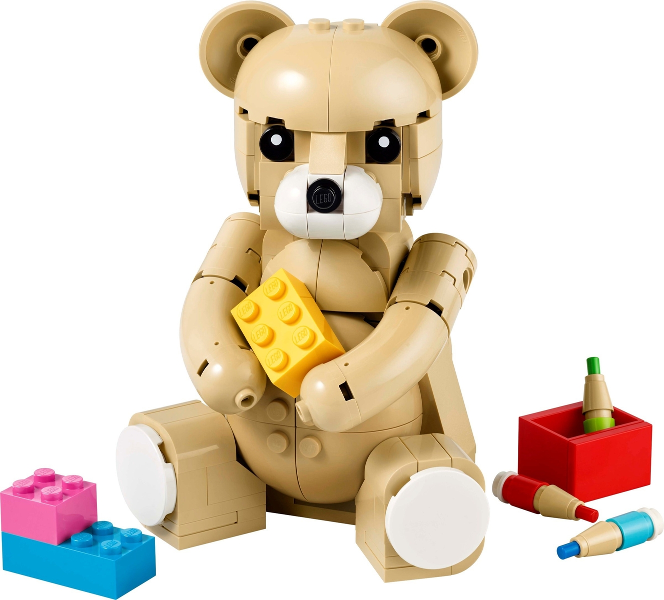 LEGO Set Children's Day Teddy Bear - Creator (40763) — set armado