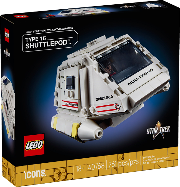 LEGO Set Type-15 Shuttlepod - Star Trek — caja oficial