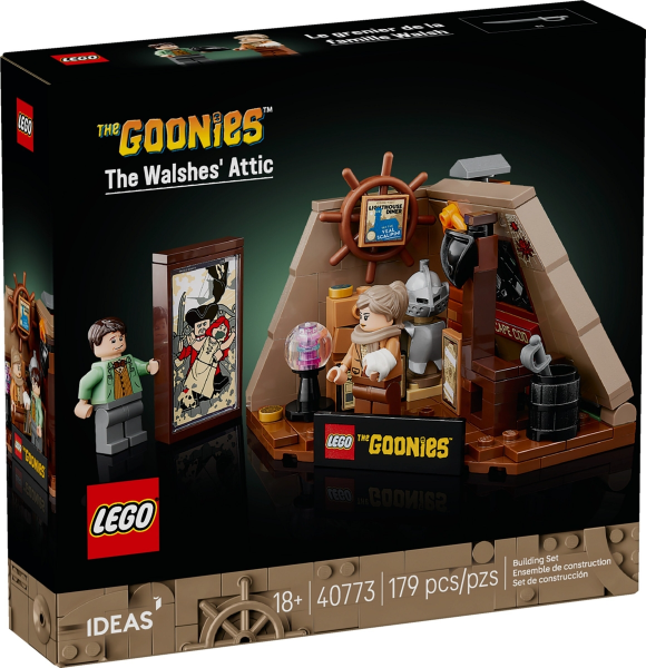 LEGO Set The Goonies: The Walshes' Attic - LEGO Ideas — caja oficial