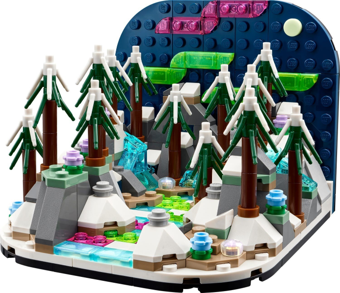 LEGO Set Northern Lights Diorama - Promocional — set armado