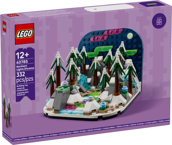 LEGO Set Northern Lights Diorama - Promocional — caja oficial