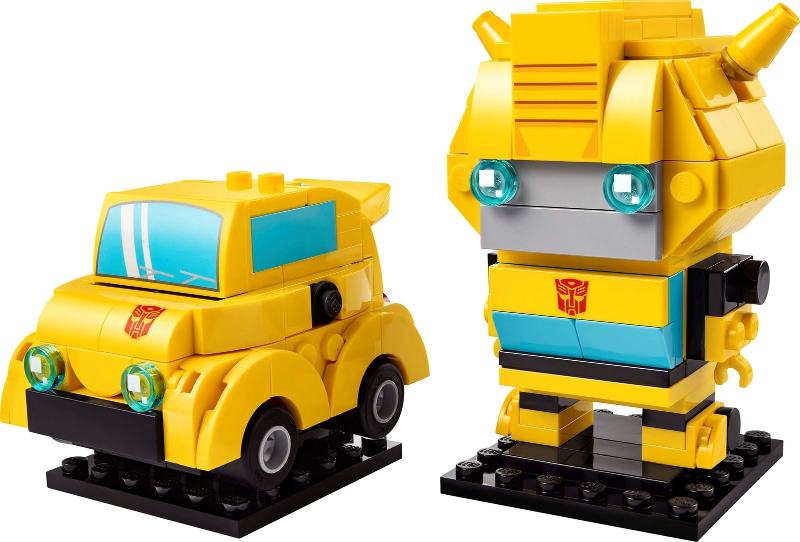 LEGO Set Bumblebee Robot & Vehicle - BrickHeadz (40804) — set armado