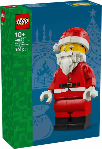 LEGO Set Up-Scaled Santa Minifigure - Holiday & Event (40820) — caja oficial